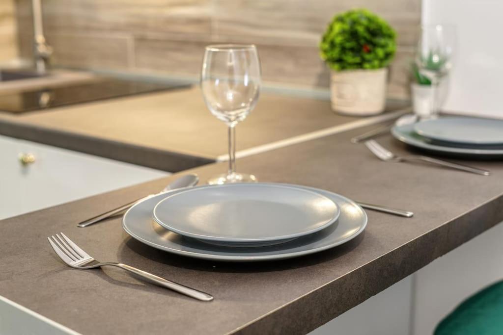 Modern Boutique Apartment Athene Buitenkant foto